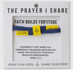 The Prayer Share Christian Cord Bracelet (Multiple Options)