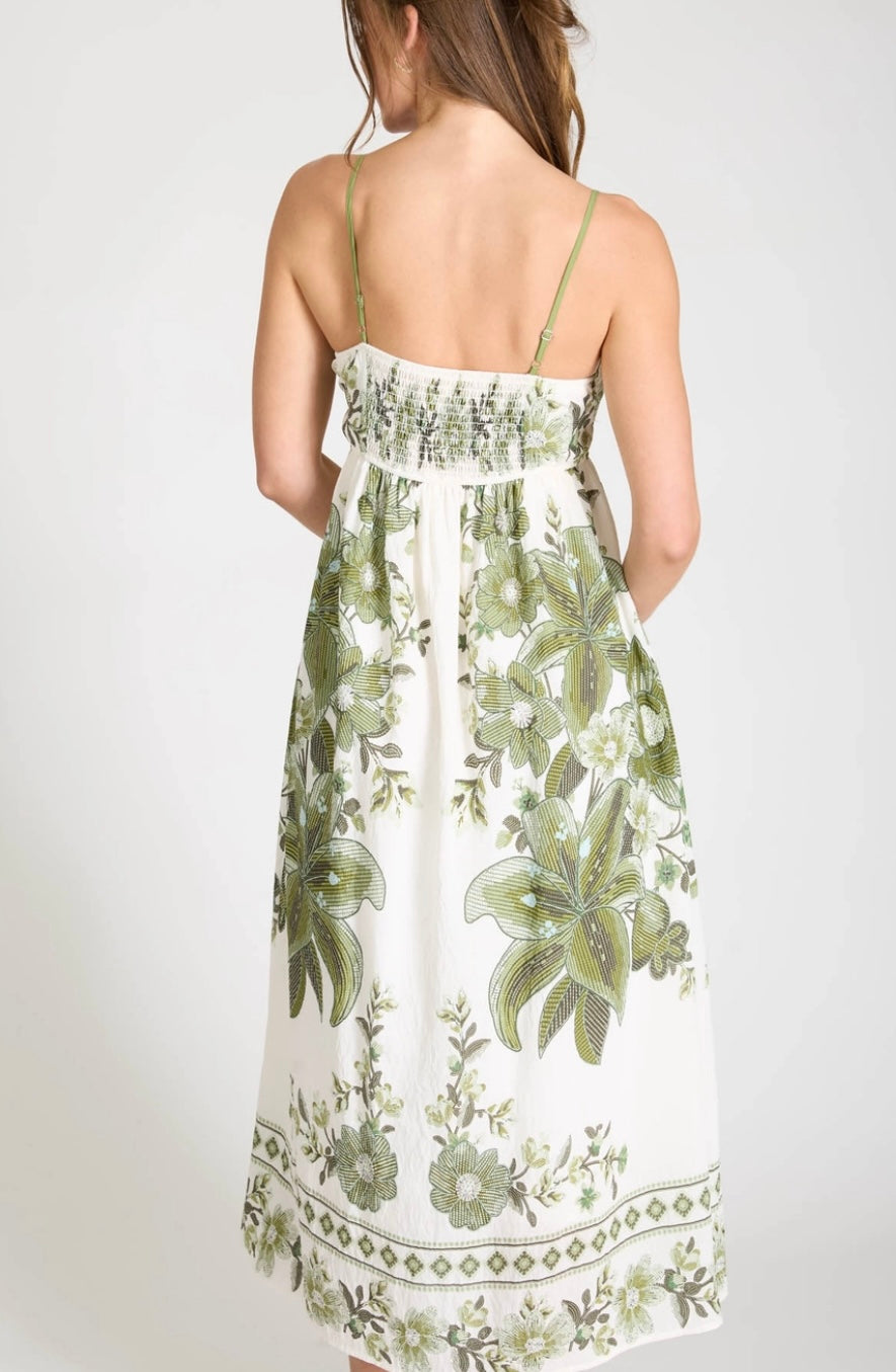 Megan's Bay Floral Patterned Dress