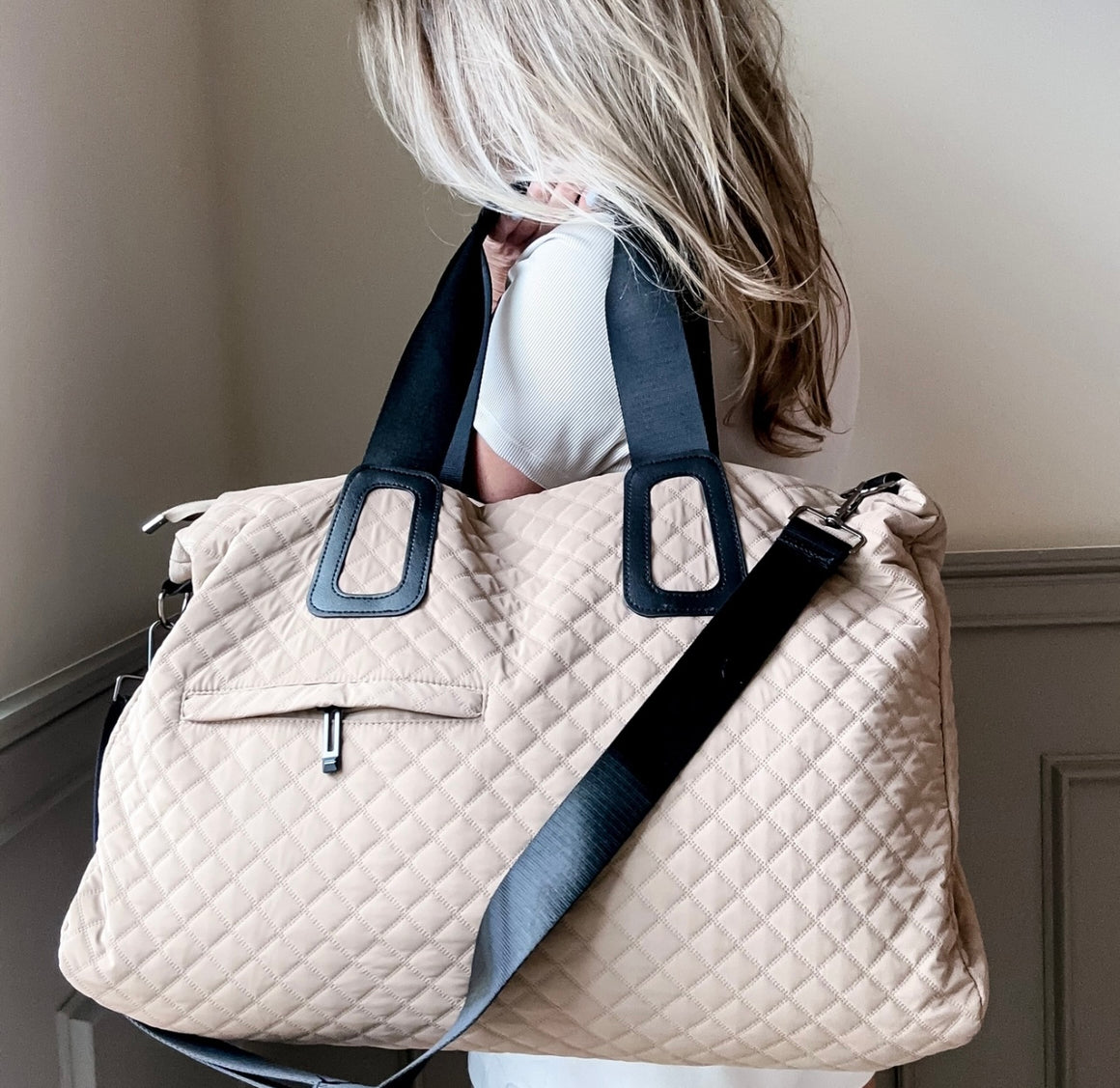 Willow Quilted Weekender Bag