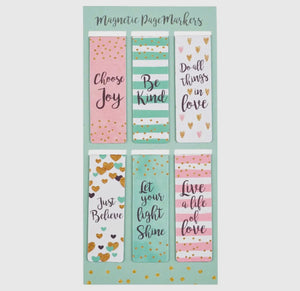 Magnetic Book Marks (6 Options)