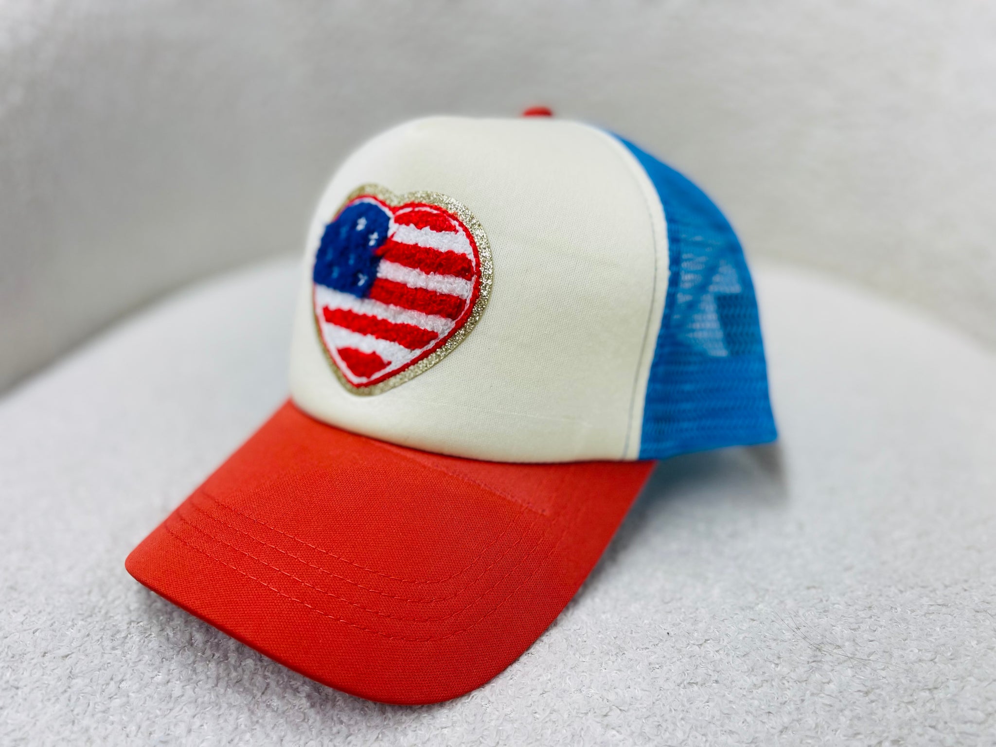 Red White & Blue USA Hat