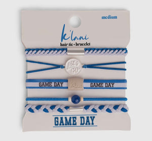 Game Day Hair Tie/Bracelet Sets (3 Colors)