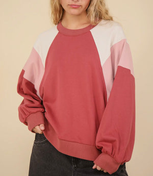 Spenc Colorblock Pop Top (Extended Size)