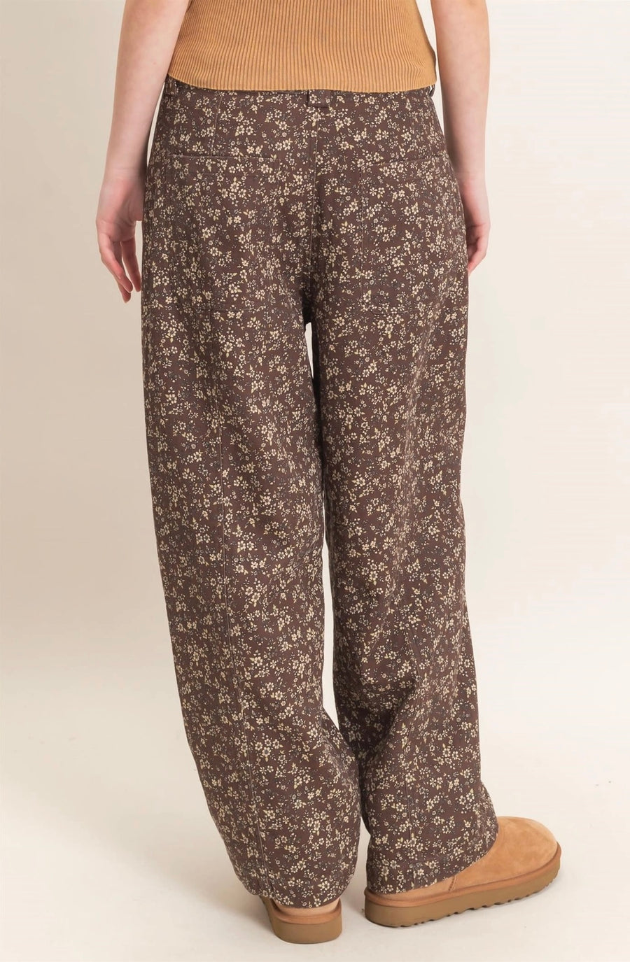 Lennon Floral Barrel Pant
