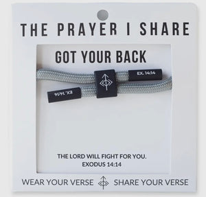 The Prayer Share Christian Cord Bracelet (Multiple Options)
