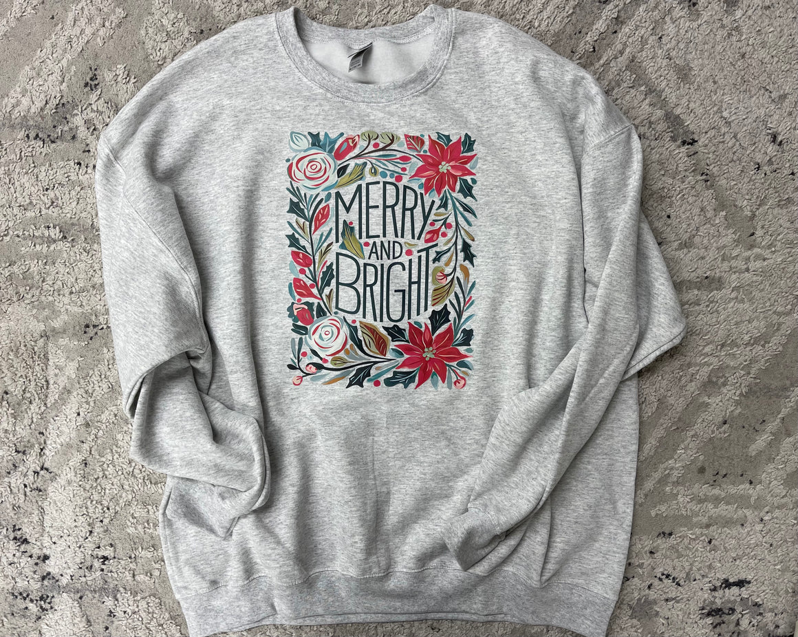 Merry & Bright Graphic Sweatshirt