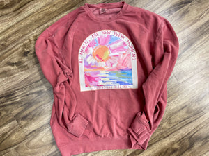 His Mercies Comfort Color Graphic Sweatshirt