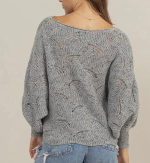 Vic Knit Grey Sweater