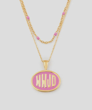 WWJD Pink Necklace Set