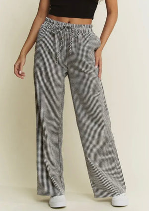 Vance Gingham Boxer Pants (2 Colors)