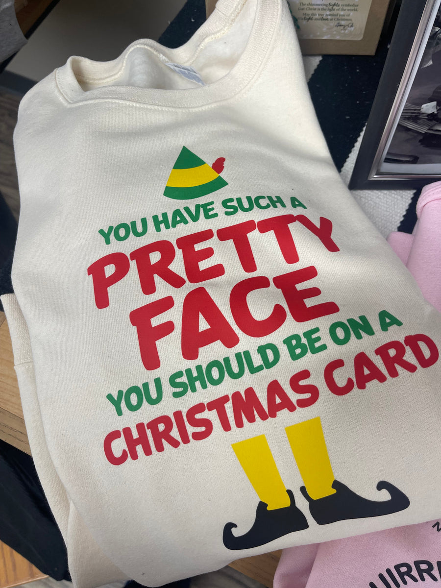 Pretty Face Elf Crewneck