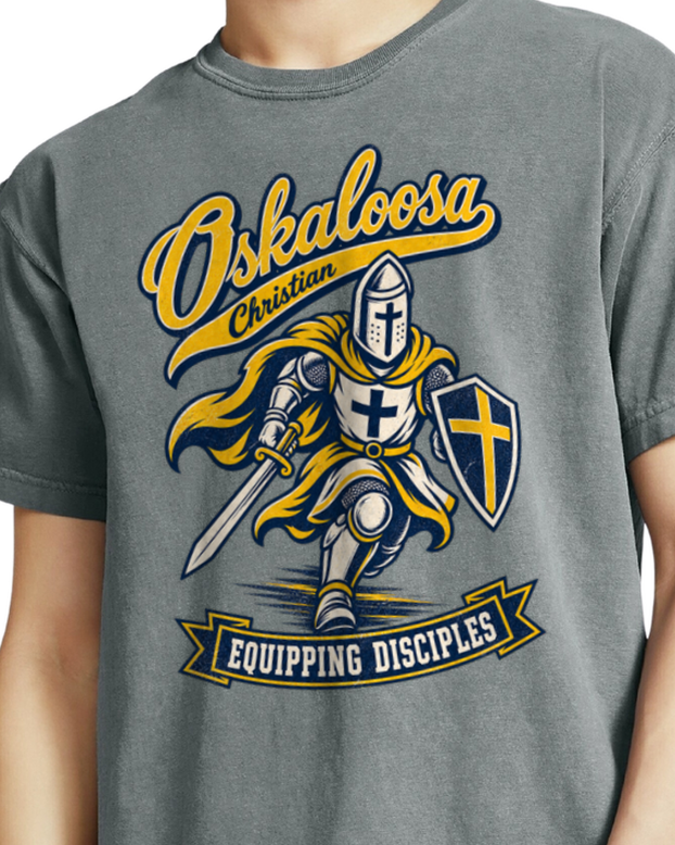Osky Christian Vintage School Spirit Crewneck Or Tee