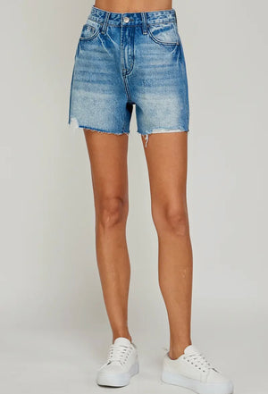 Take Me Back Light Wash Denim Short