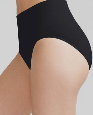 Sage Seamless Black Shaping Brief