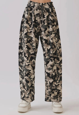 Neo Camo Terry Barrel Pant