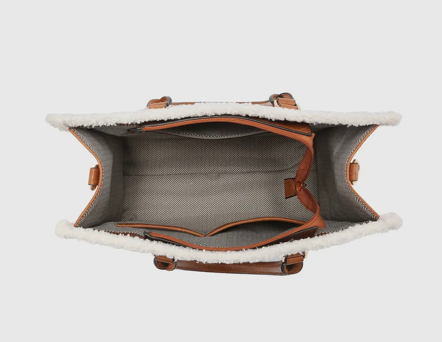 PBF Bevin Sherpa Trim Tote