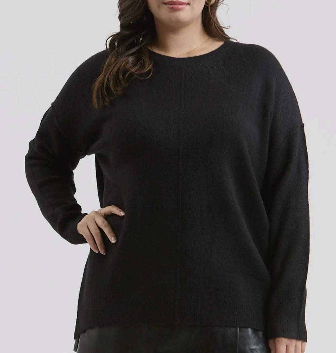 PBF Front Seam Sweater Extended (2 Colors)