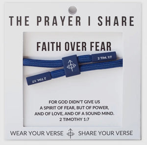 The Prayer Share Christian Cord Bracelet (Multiple Options)