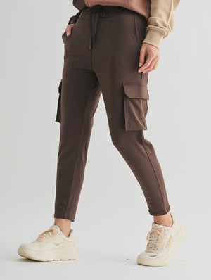 Audrey Cargo Espresso Jogger