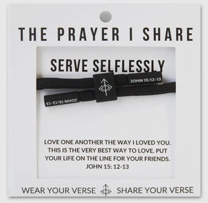 The Prayer Share Christian Cord Bracelet (Multiple Options)