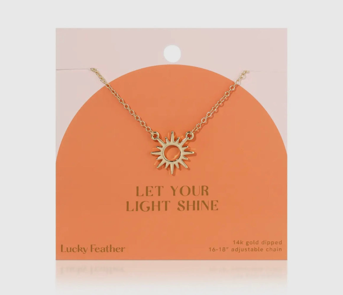 PBF Let Your Light Shine Necklace