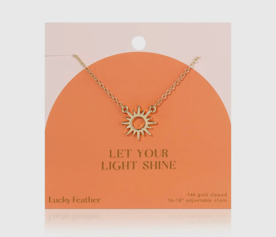 PBF Let Your Light Shine Necklace