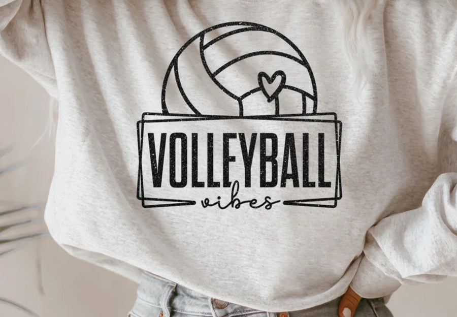 Volleyball Vibes T-shirt or Crewneck