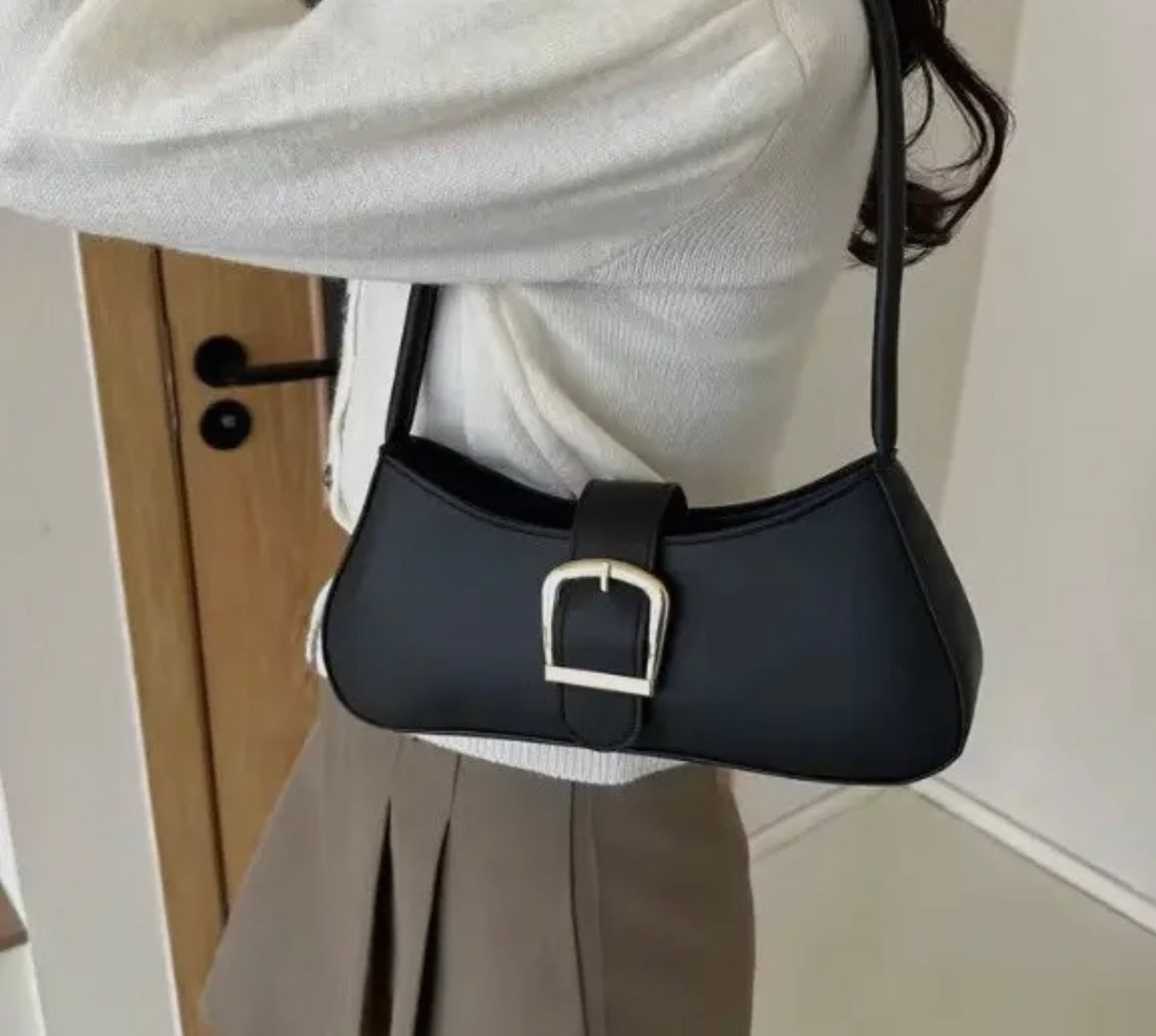 Mic Shoulder Clutch Bag (2 Colors)