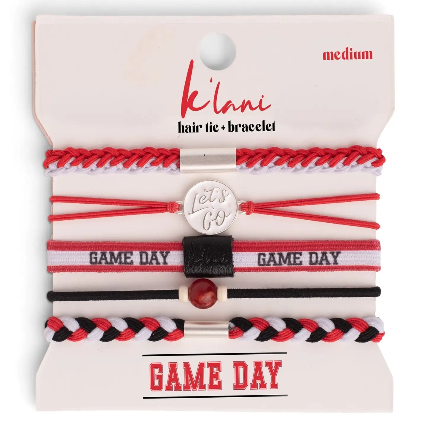 Game Day Hair Tie Bracelets