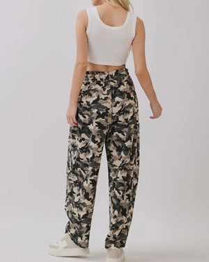 Neo Camo Terry Barrel Pant