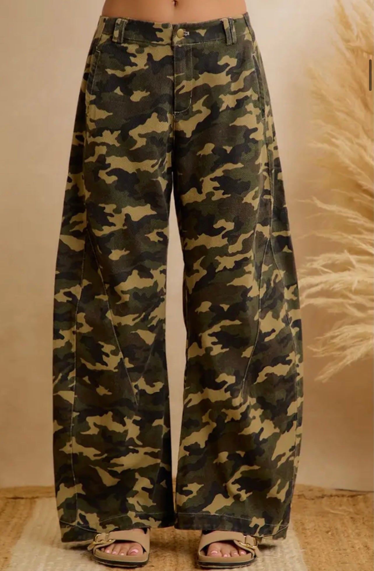 Charles Camo Wide Leg Pant