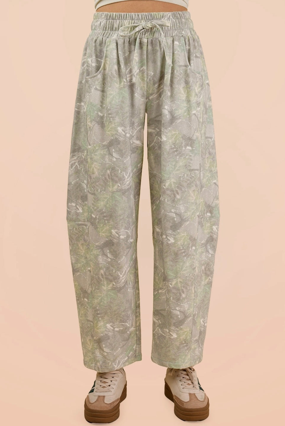Blaze Camo Print Barrel Pant