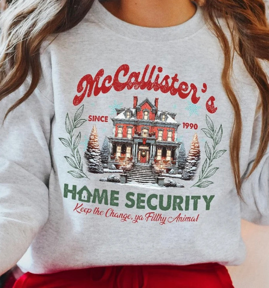 McCallister Home Security Graphic Sweatshirt