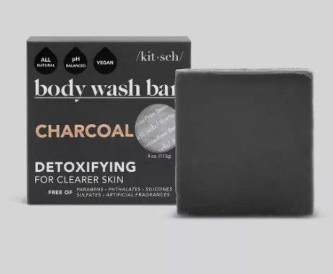 Kitsch Charcoal Detoxifying Body Wash Bar