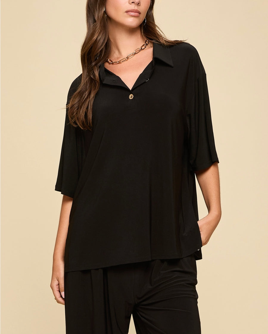 Runaway Babe Black Relaxed Pant & Top Set