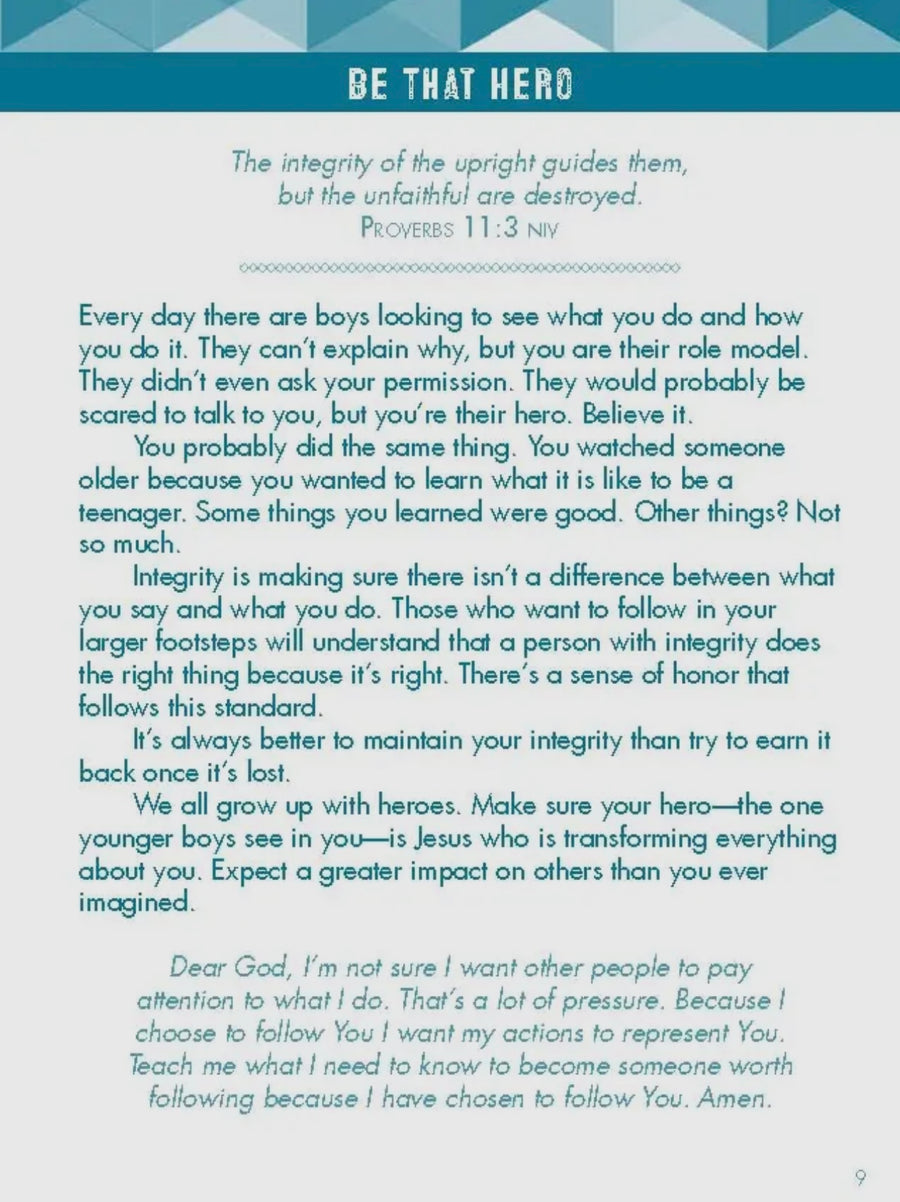 PBF 3 Minute Devotion For Guys