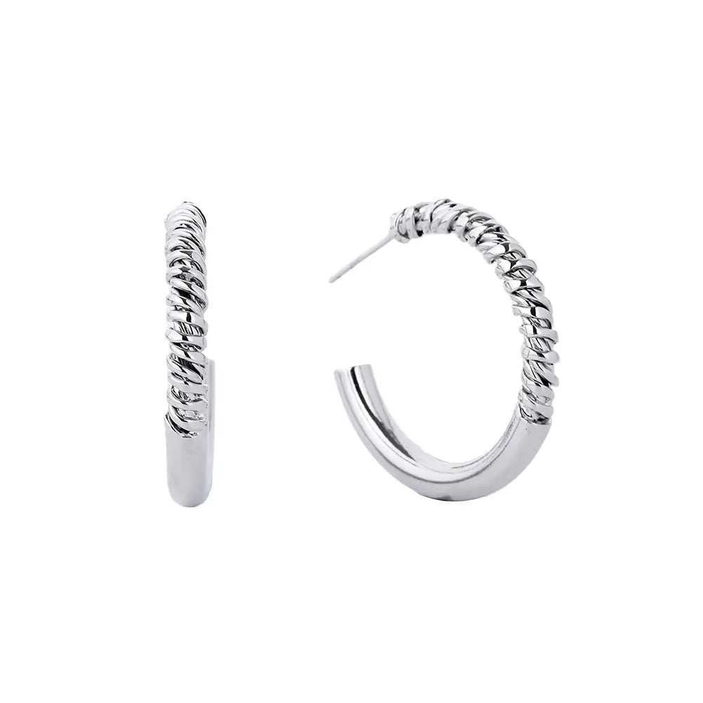 Stunner 14K Dipped Hoop