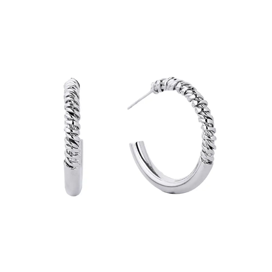 Stunner 14K Dipped Hoop