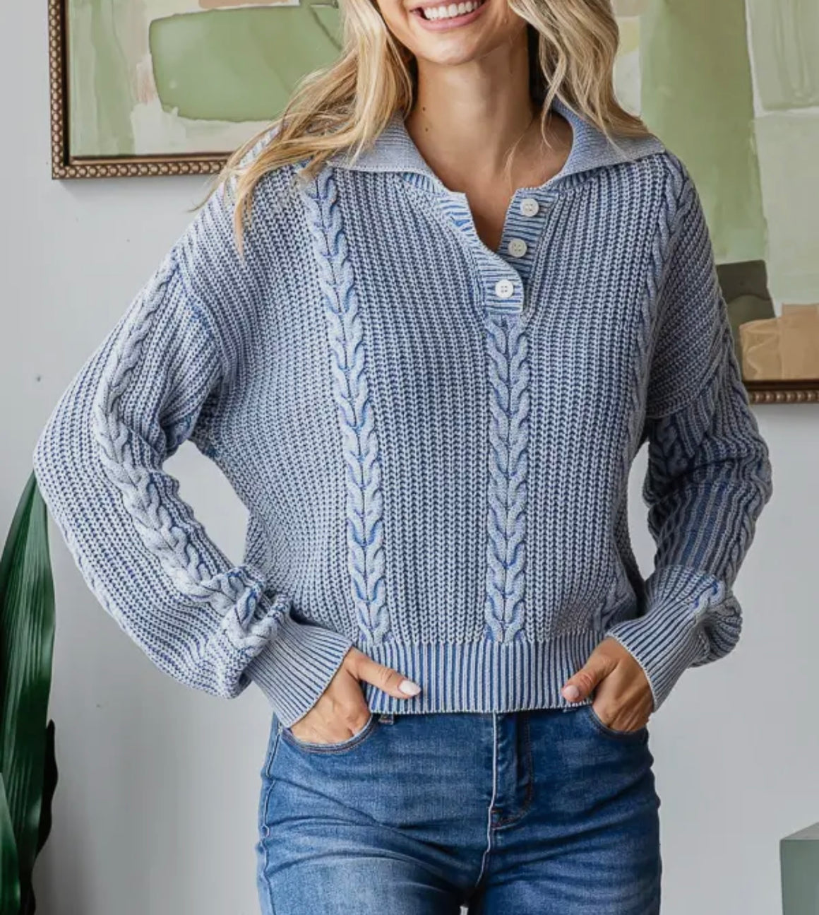 Bentley Cable Knit Sweater