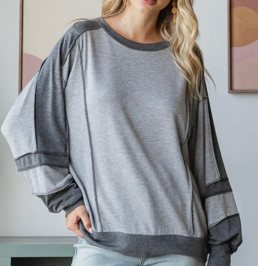 Holiday Cheer Plaid Back Top