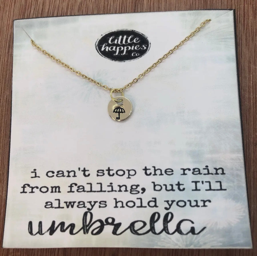 Hold Your Umbrella Necklace