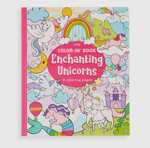 Enchanted Unicorns Coloring Book