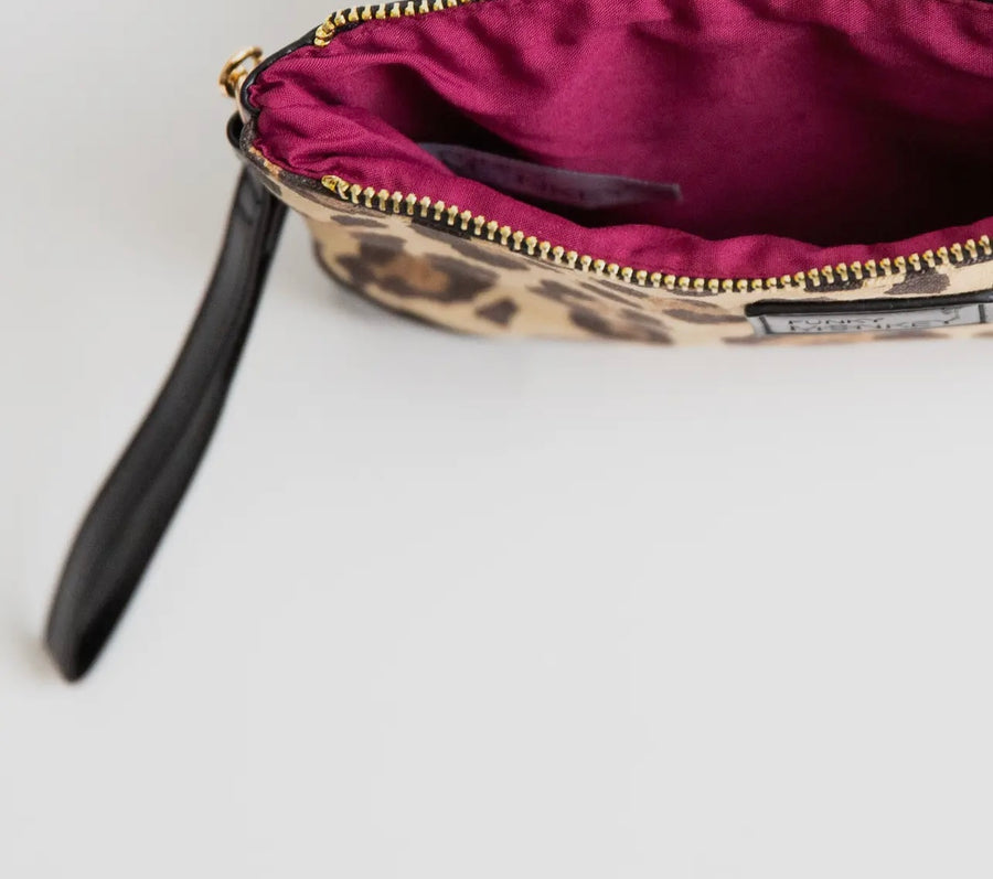 Leopard Babe Wristlet