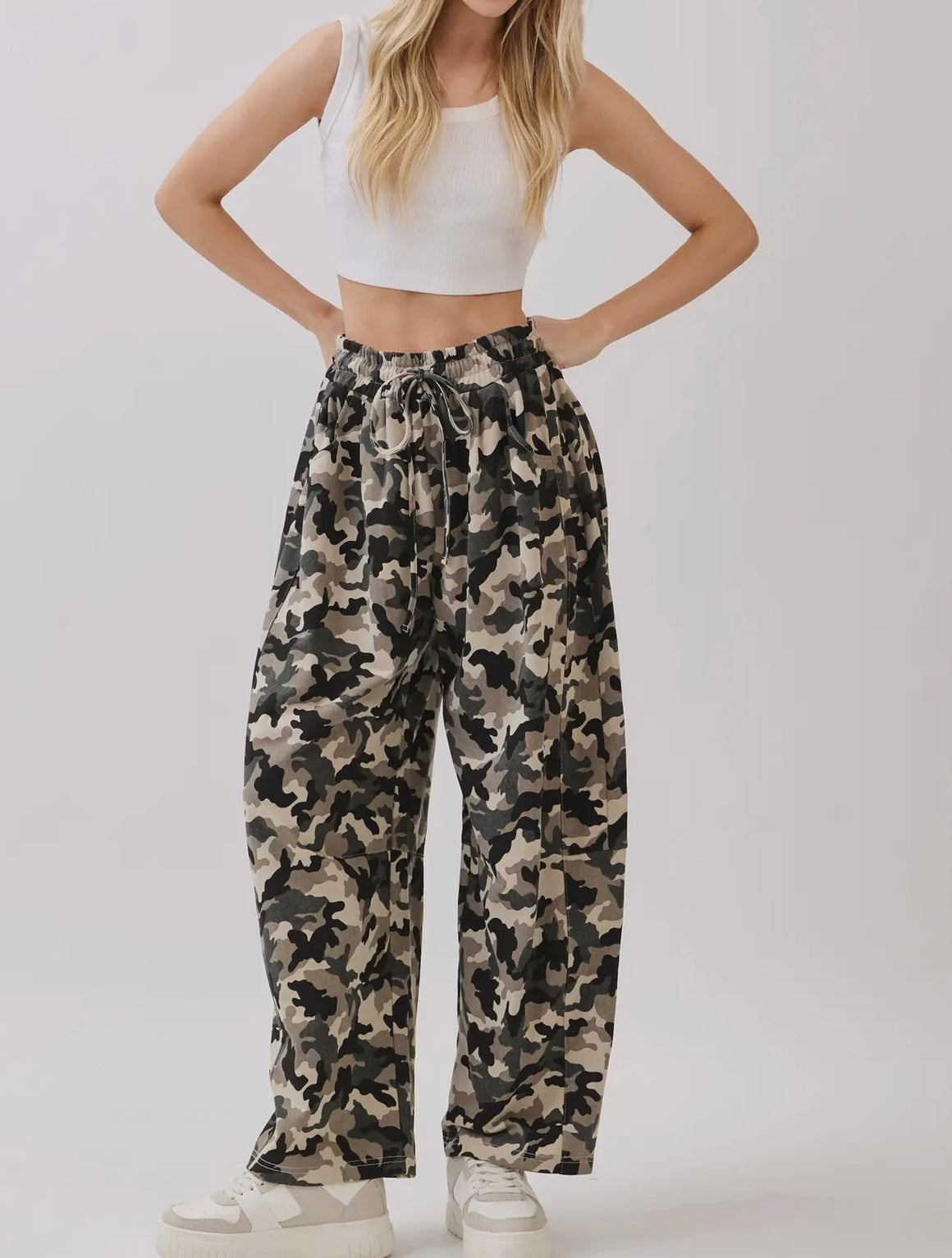 Neo Camo Terry Barrel Pant