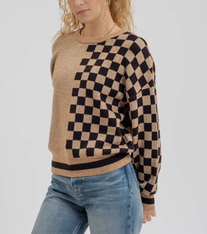 Bode Colorblock/Checkered Sweater