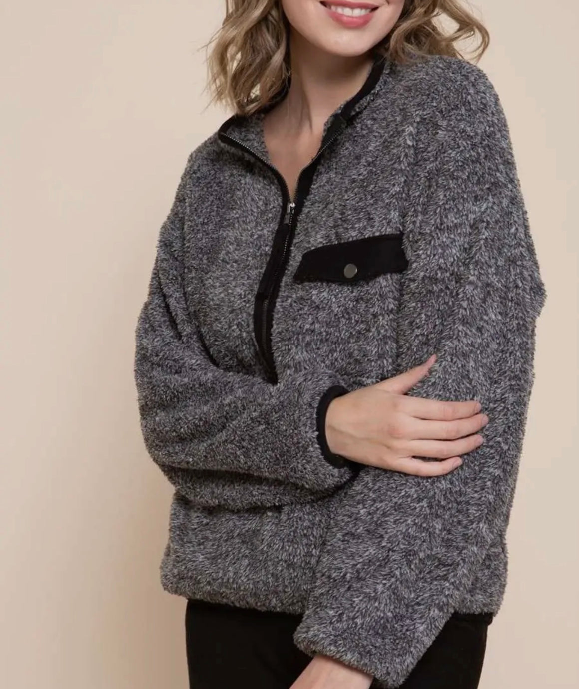 Bennet Super Soft Fuzzy Pullover