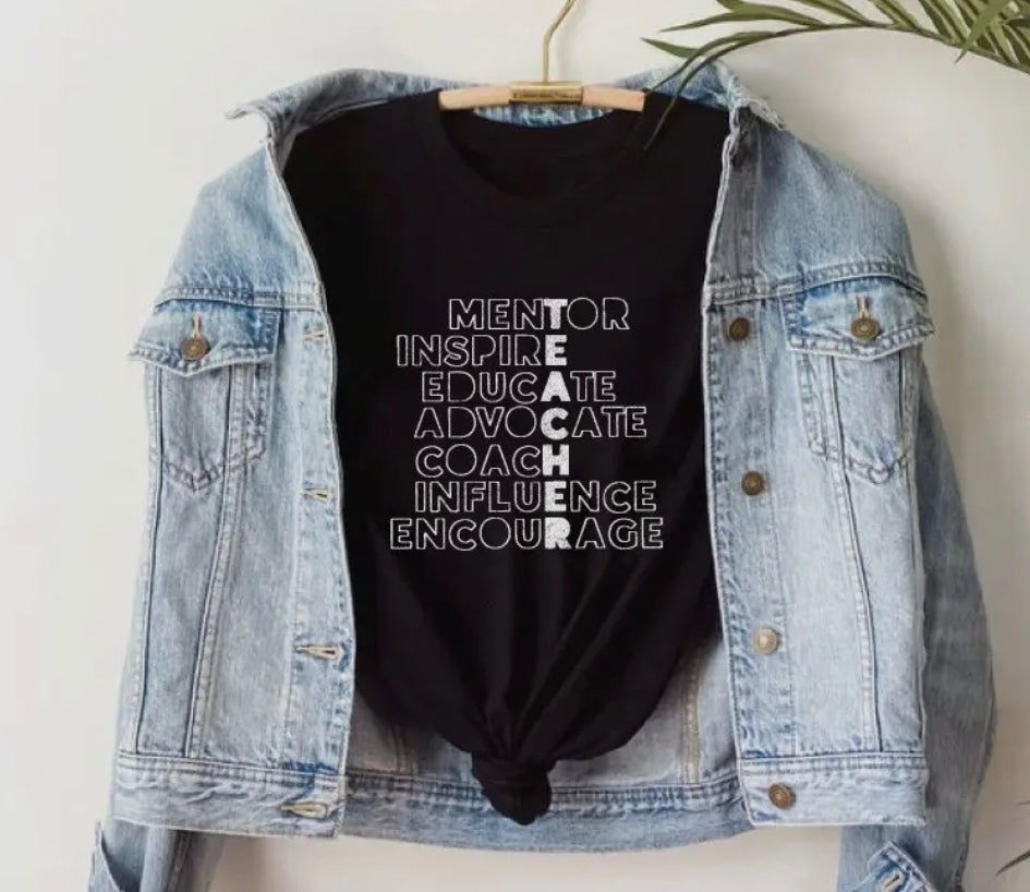 Mentor Inspire Teacher Graphic T-shirt