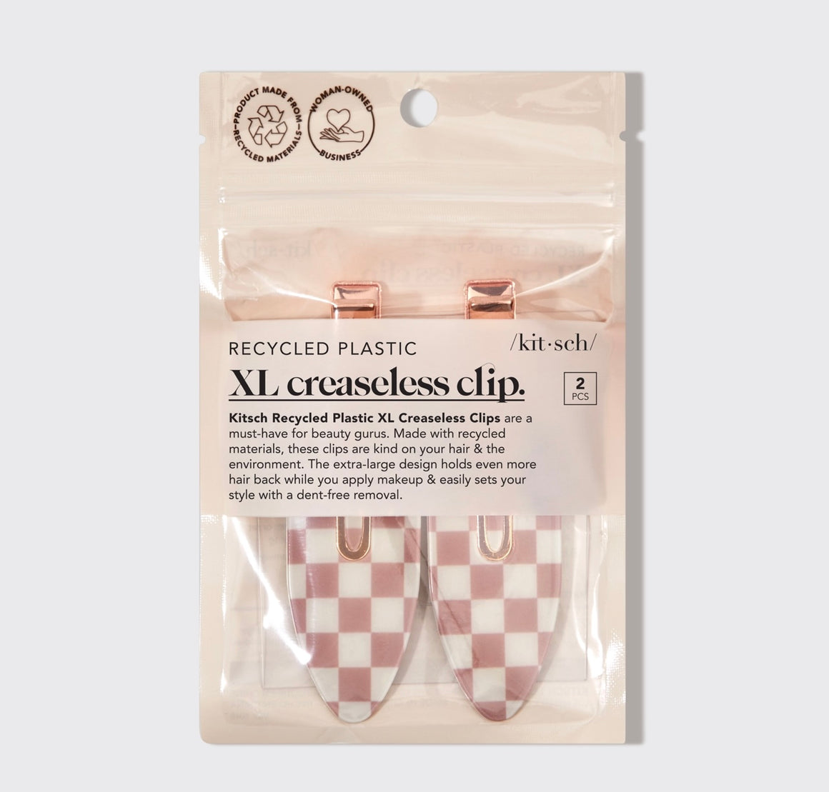 Kitsch XL Creaseless 2pc Clip Set