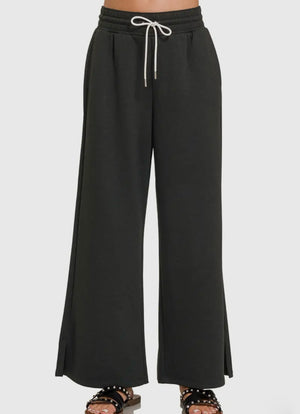 Della Drawstring Wide Leg Pant (2 Colors)