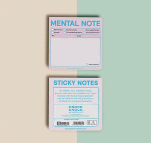 Mental Note Sticky Notes